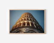 Leaning Tower of Pisa Wall Art – Iconic Italy Historic Architecture