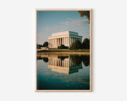 Lincoln Memorial Wall Art | Washington DC Reflection Print