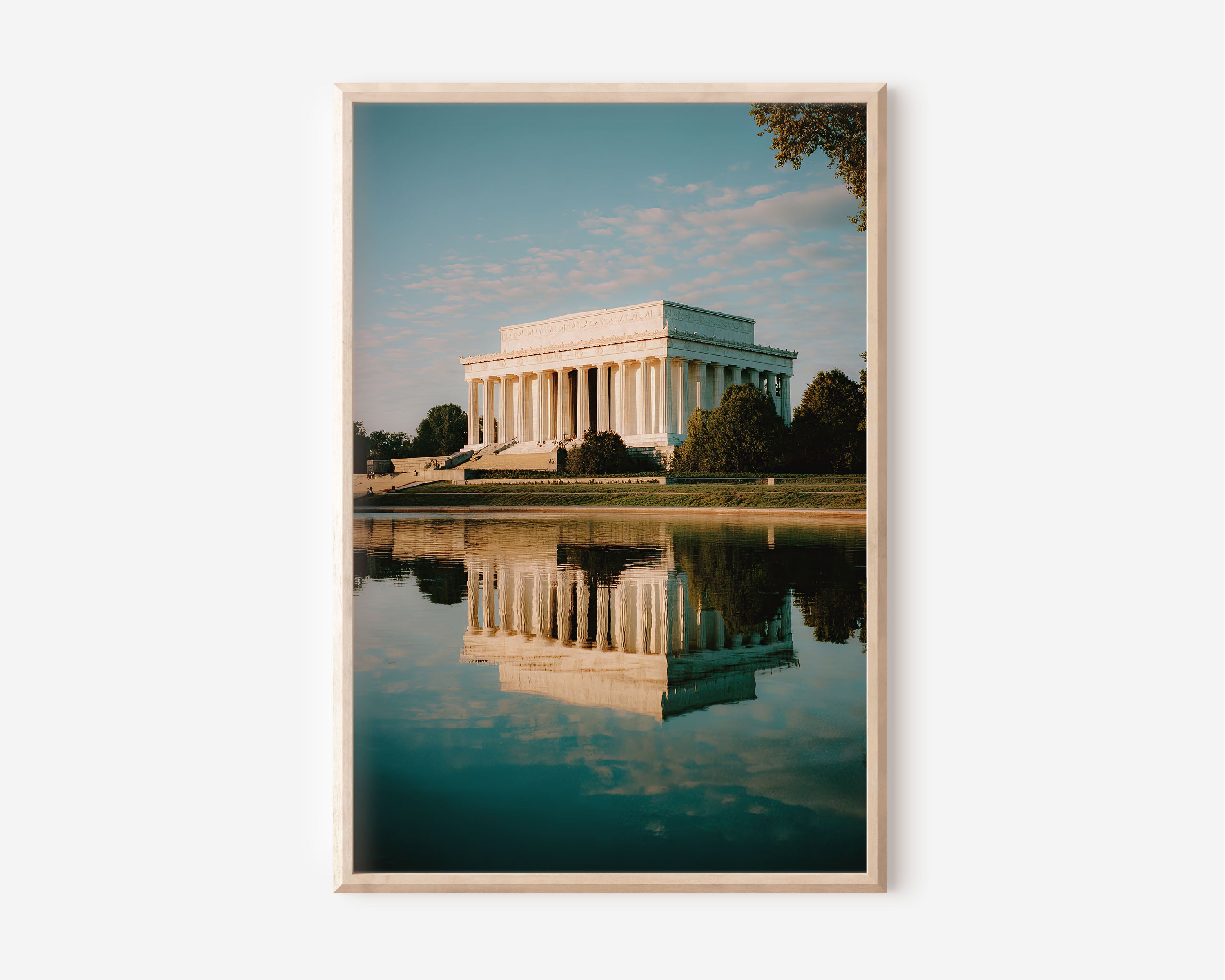 Lincoln Memorial Wall Art | Washington DC Reflection Print