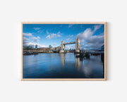 London Tower Bridge Wall Art Print – Thames River Cityscape Landscape