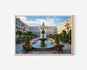 Madrid Royal Palace Plaza Wall Art Print | Elegant Spain Travel Decor
