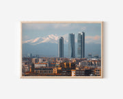 Madrid Spain Skyline Wall Art Print | Cuatro Torres Cityscape