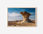 Mangystau Desert Rock Formation Wall Art – Dramatic Kazakhstan Landscape Print