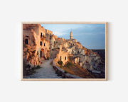 Matera Sassi Cave City Wall Art – Historic Stone Village Italy