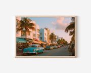 Miami South Beach Pastel Wall Art Print
