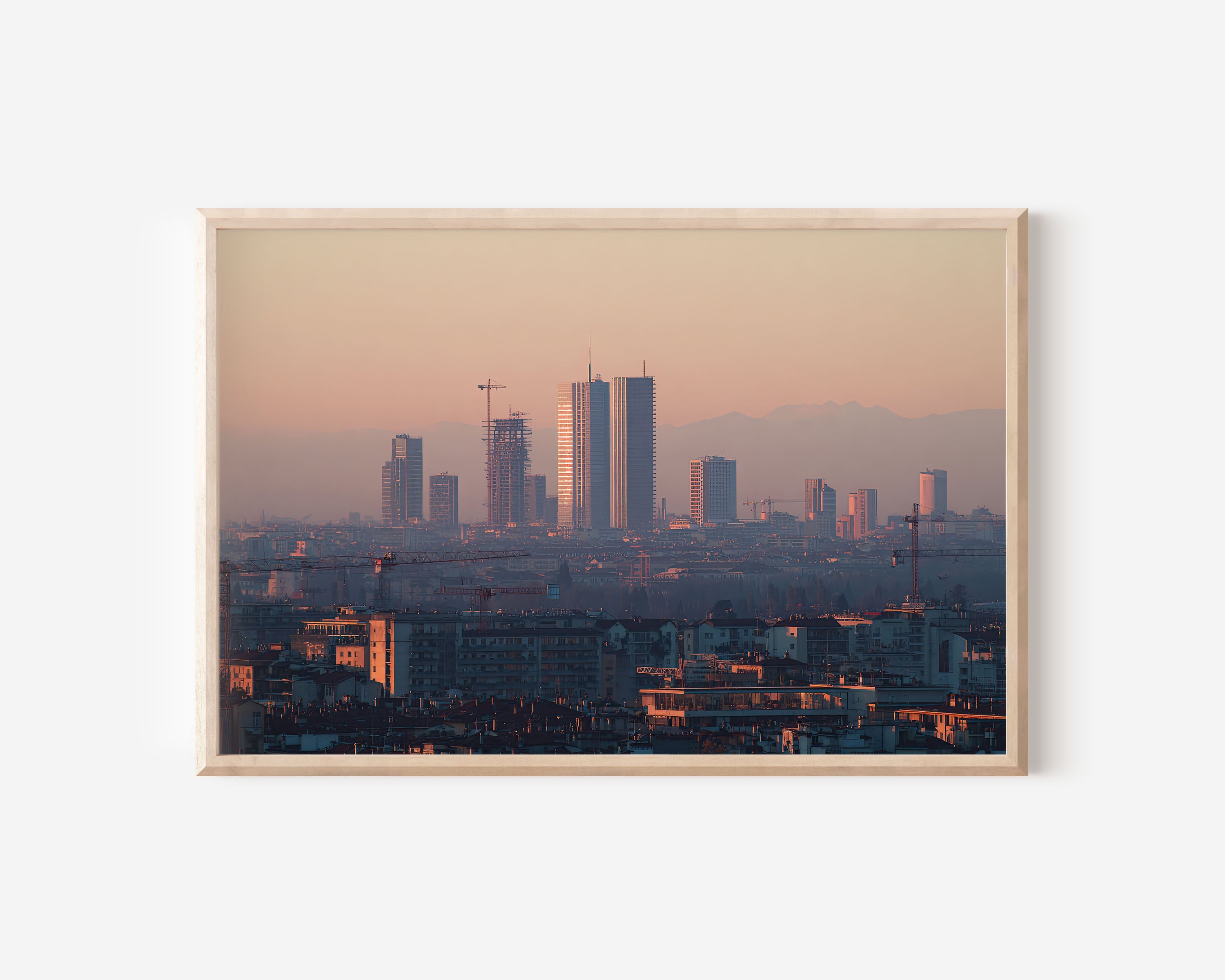 Milan CityLife Skyline Wall Art Print | Modern Milan Italy
