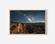 Milky Way Over Grand Canyon Wall Art – Night Sky Canyon Landscape
