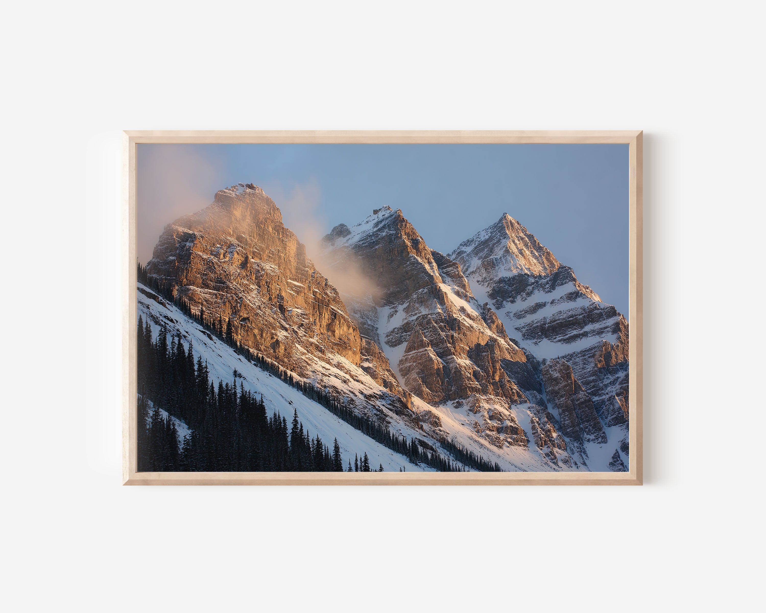 Moraine Lake Peaks Wall Art Print | Banff National Park Canada