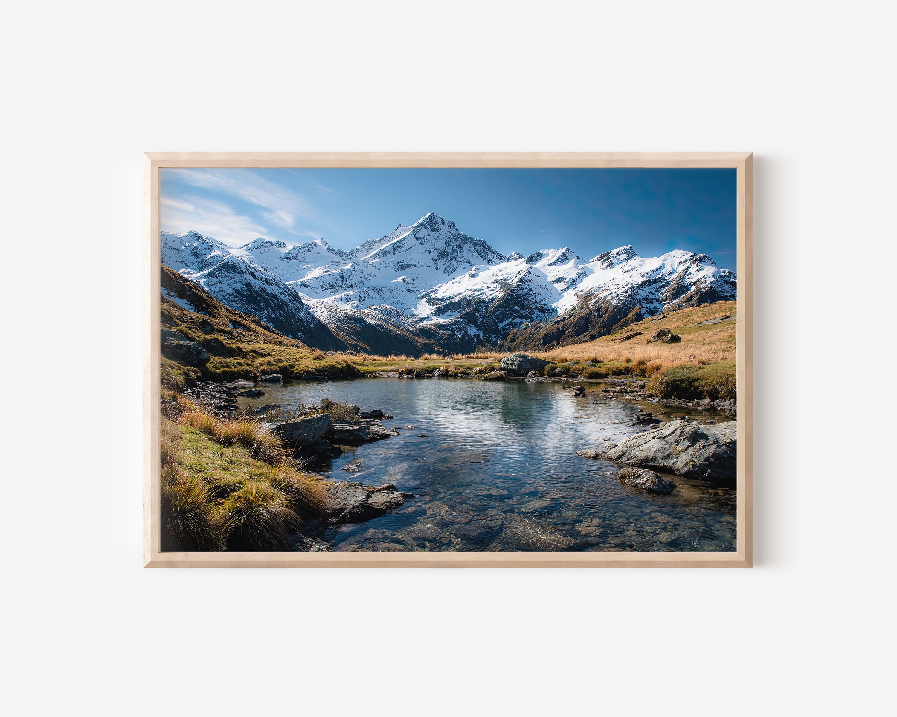Mount Aspiring Wall Art Print | New Zealand Southern Alps