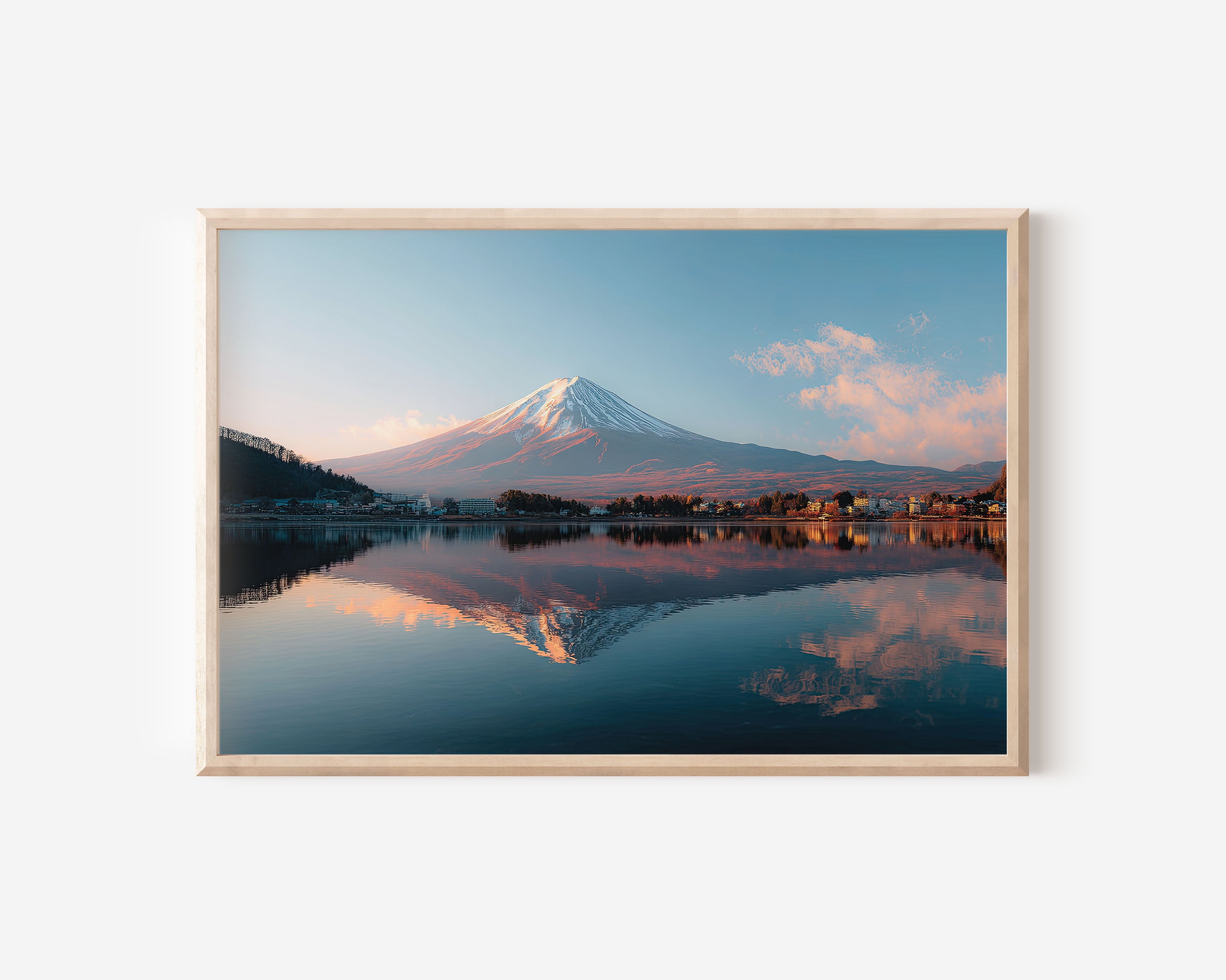 Mount Fuji Lake Kawaguchi Wall Art