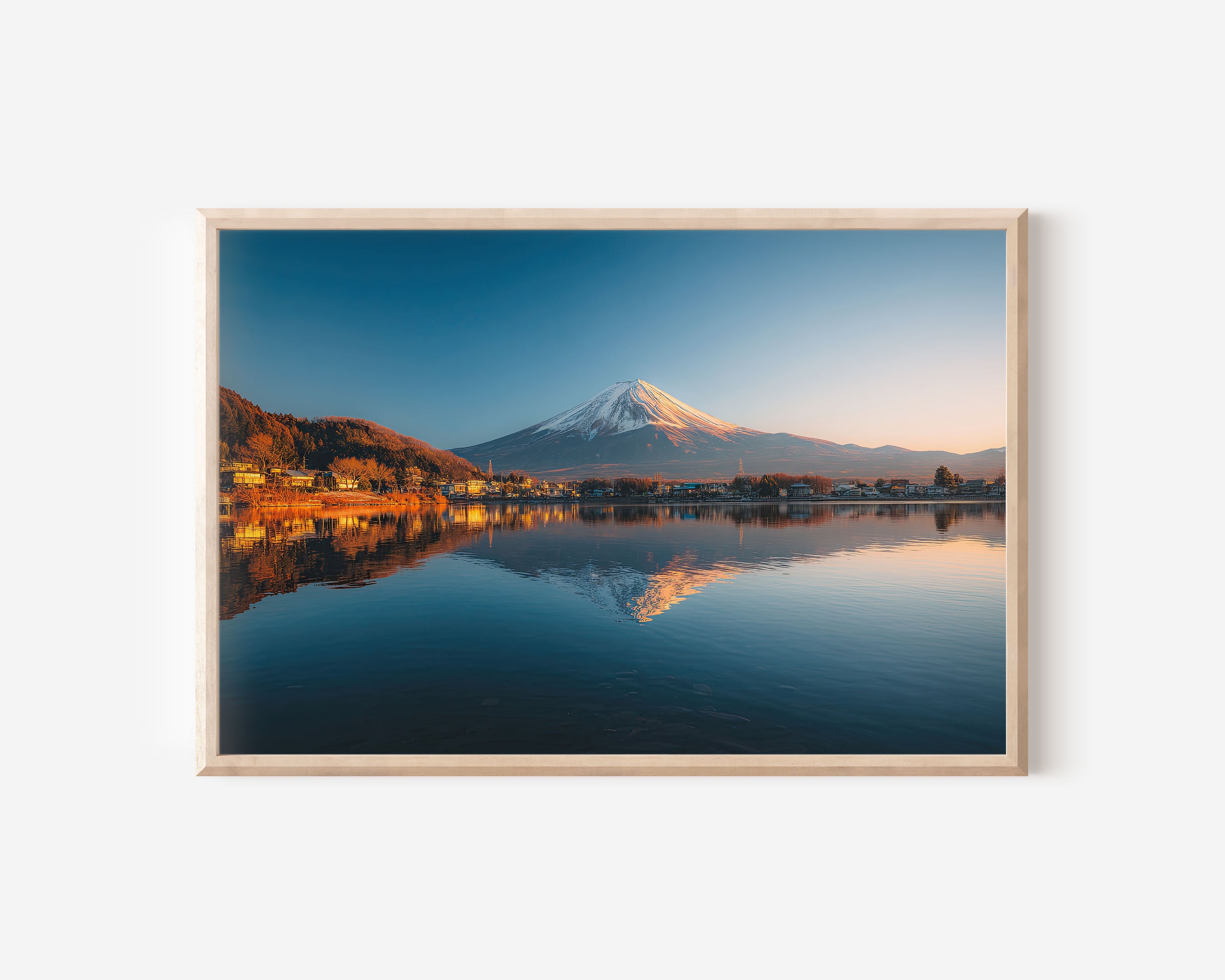 Mount Fuji Reflection Wall Art