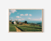 Mount Fuji Tea Fields Wall Art Print – Japan Scenic Landscape Canvas