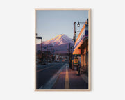 Mount Fuji from Fujiyoshida | Japan Street View Wall Art Print