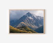 Mount Kazbek Georgia Wall Art | Caucasus Mountain Landscape Print