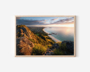 Mount Maunganui Beach Wall Art Print | Bay of Plenty Sunset