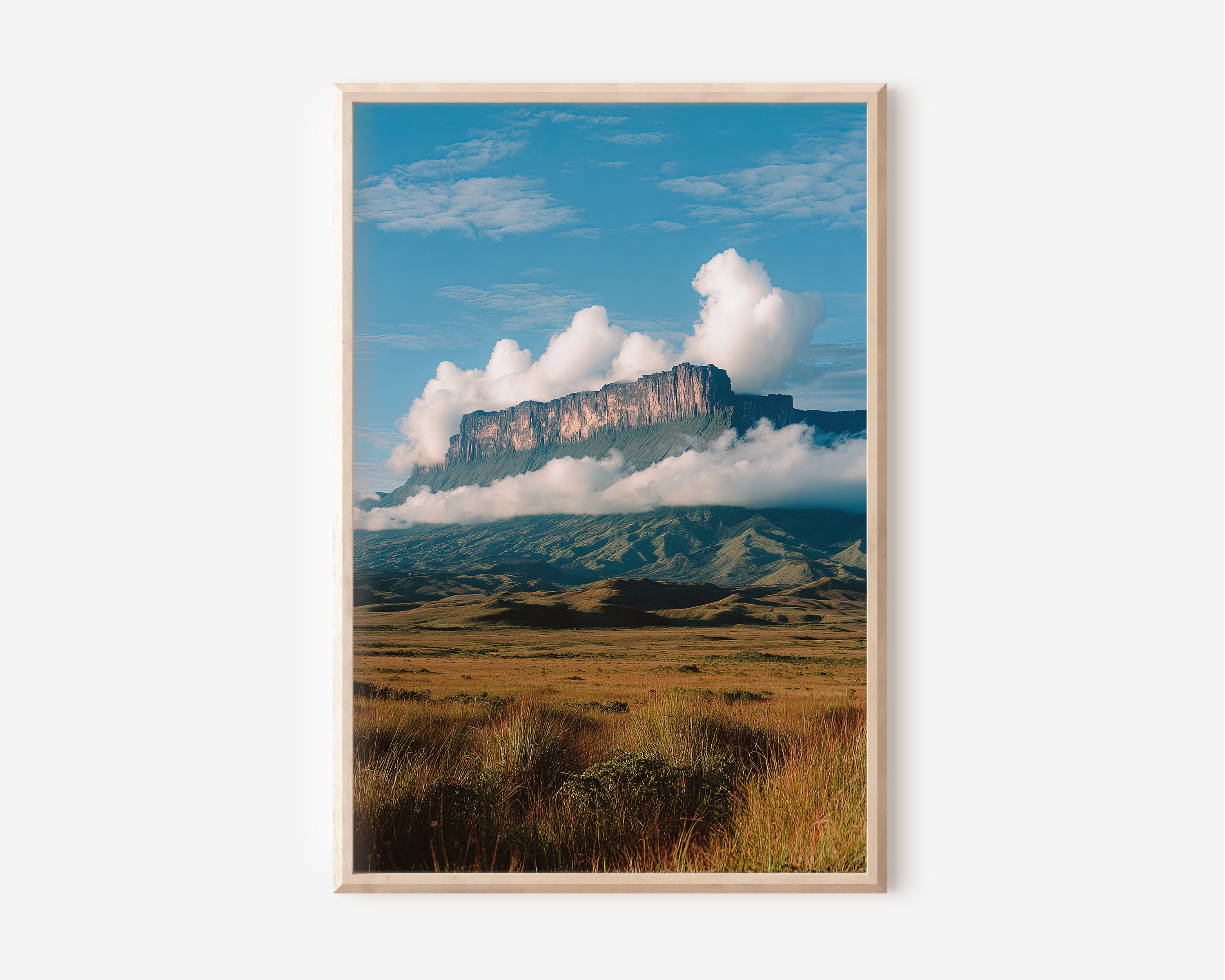 Mount Roraima Wall Art Print | Venezuela Gran Sabana Tepui Tabletop Mountain Photography | South America Travel Poster | Surreal Nature Home Decor