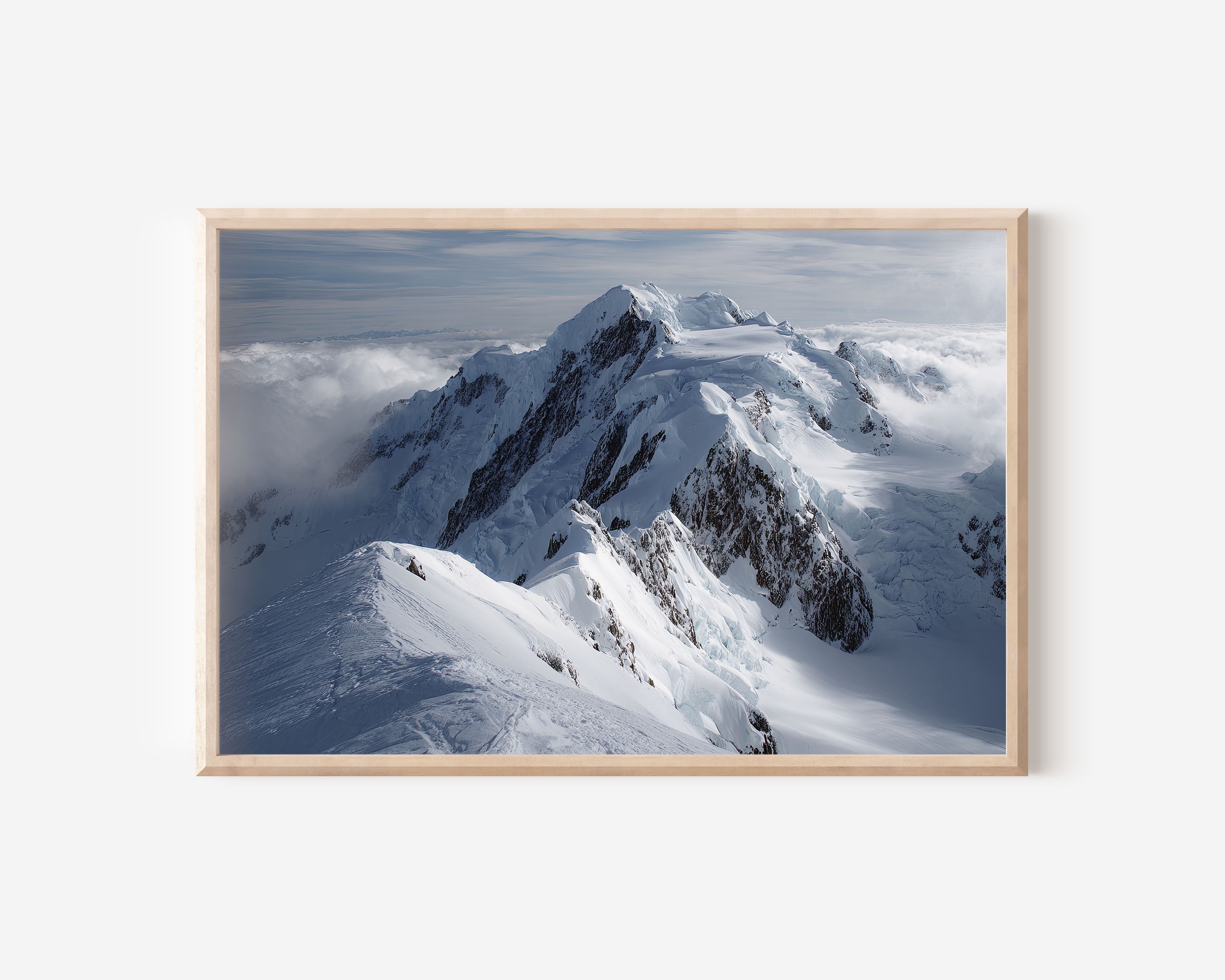 Mount Tasman Wall Art Print | Southern Alps New Zealand