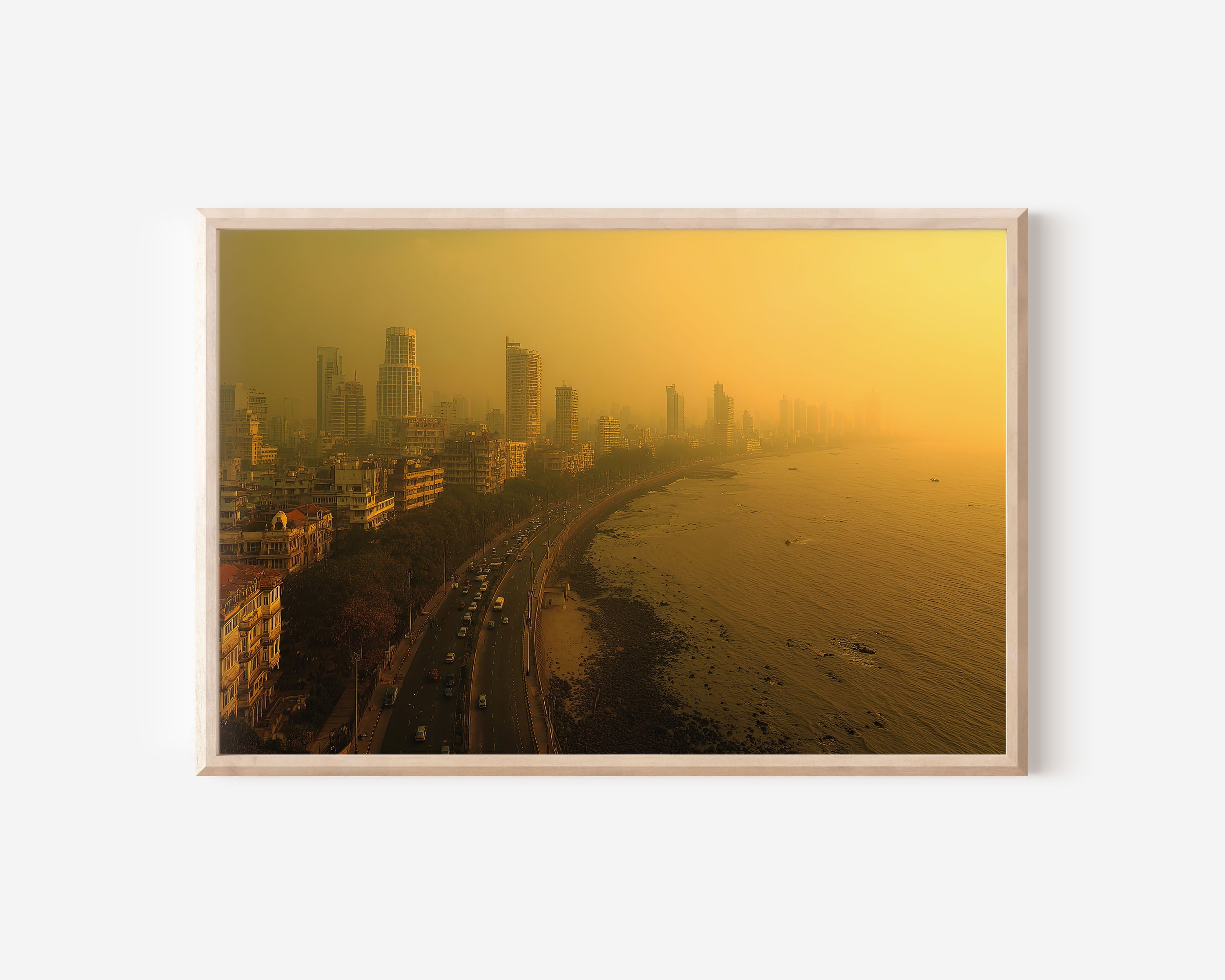 Mumbai Marine Drive Skyline Wall Art