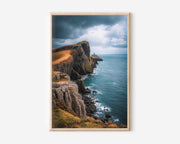 Neist Point Isle of Skye Wall Art – Scotland Coastal Cliff Print