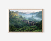 Nine Arches Bridge Ella Sri Lanka Wall Art Print – Lush Jungle Landscape Canvas