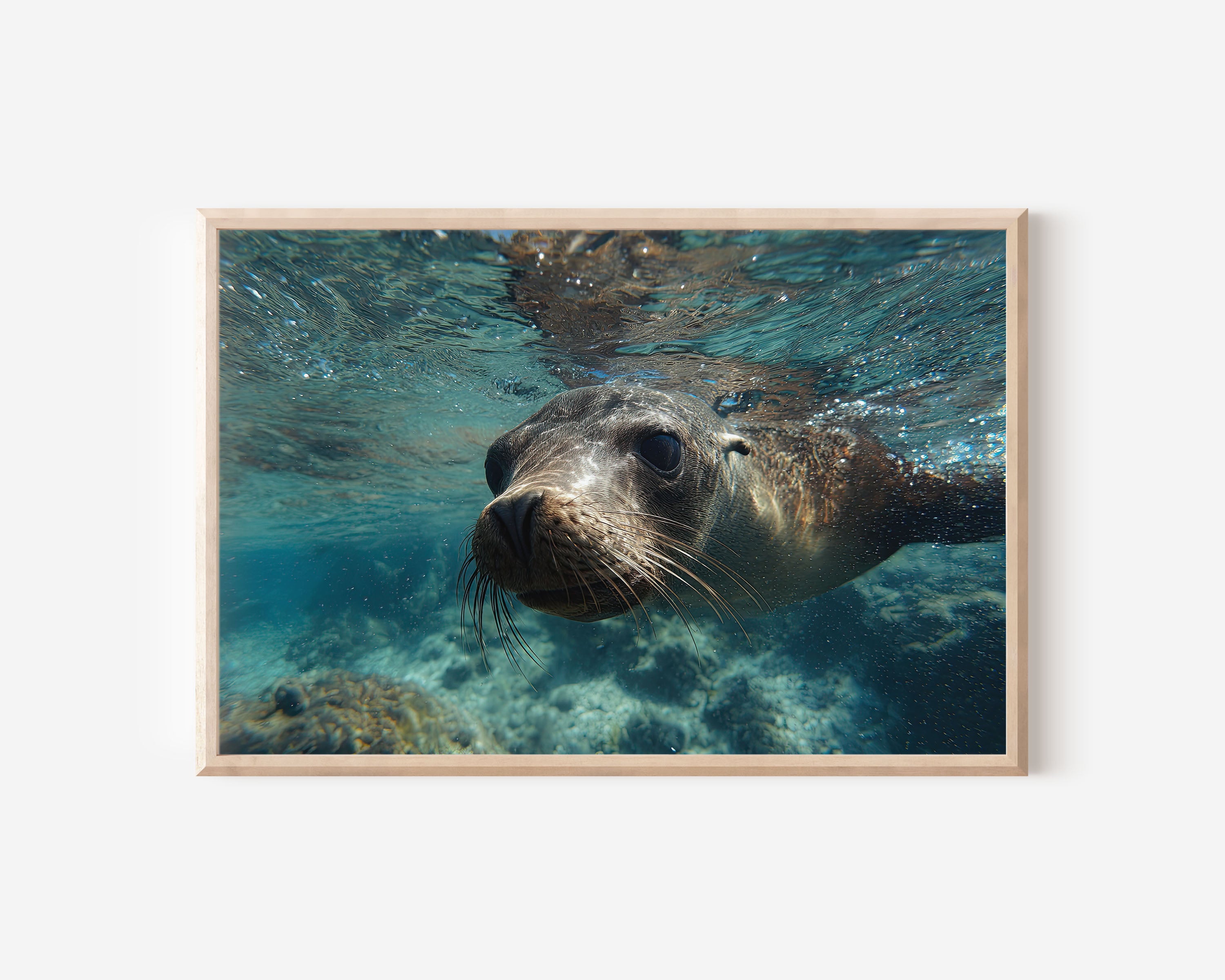 Sea Lion Wall Art – Underwater Wildlife Photography