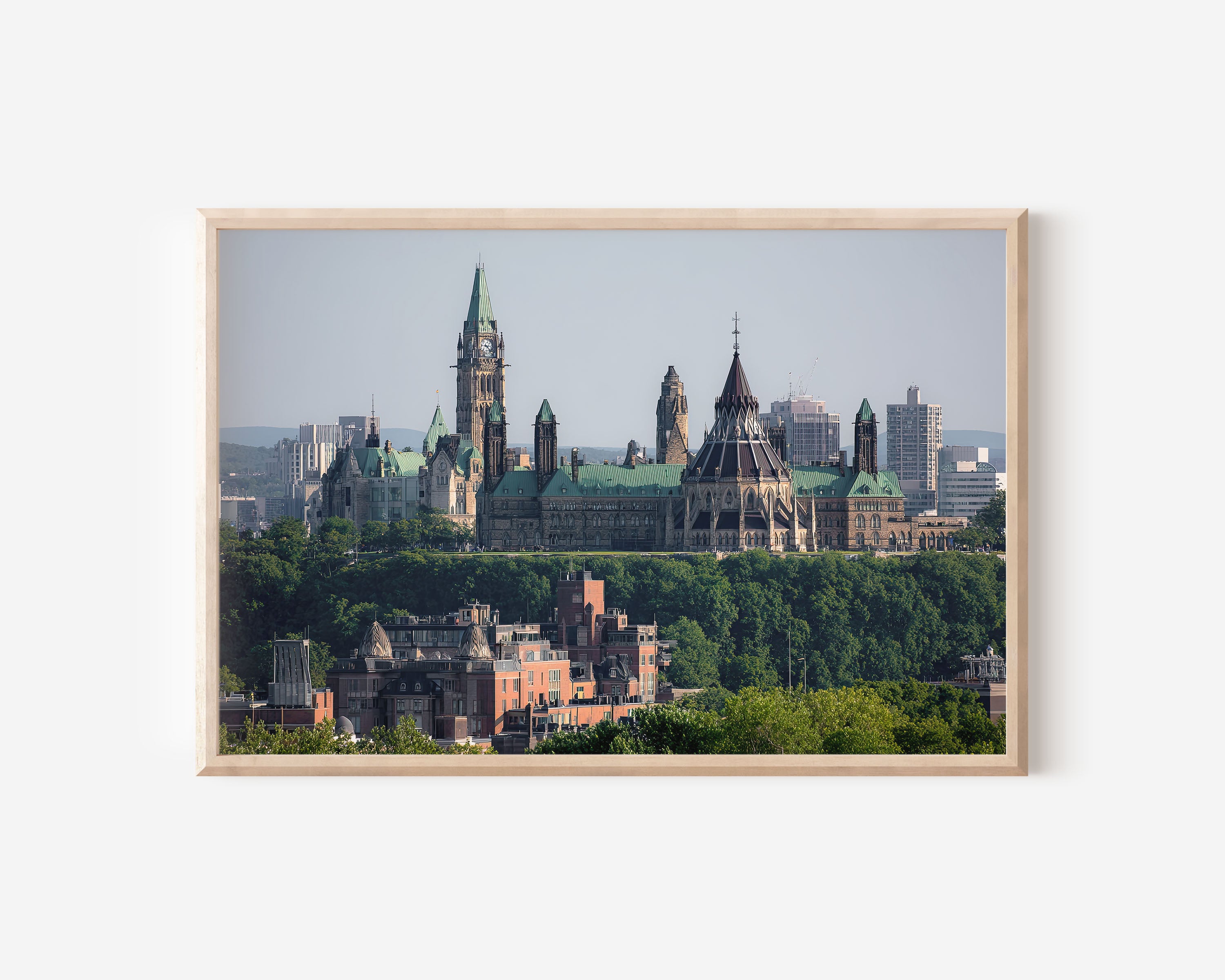 Ottawa Parliament Hill Wall Art Print | Canada Parliament Buildings Skyline Photography