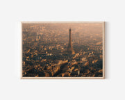 Paris Eiffel Tower Skyline Wall Art Print | France Cityscape Architecture Photography