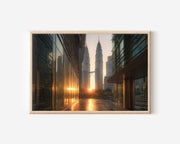 Petronas Towers Sunrise Print – Kuala Lumpur Wall Art