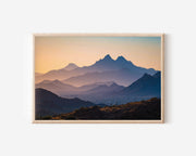 Phoenix Arizona Desert Mountains Wall Art Print | Sonoran Sunset Landscape