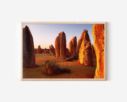 Pinnacles Desert Western Australia Wall Art Print | Nambung Limestone Landscape