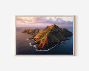 Pitcairn Islands Wall Art Print | Remote Pacific Ocean Island Landscape