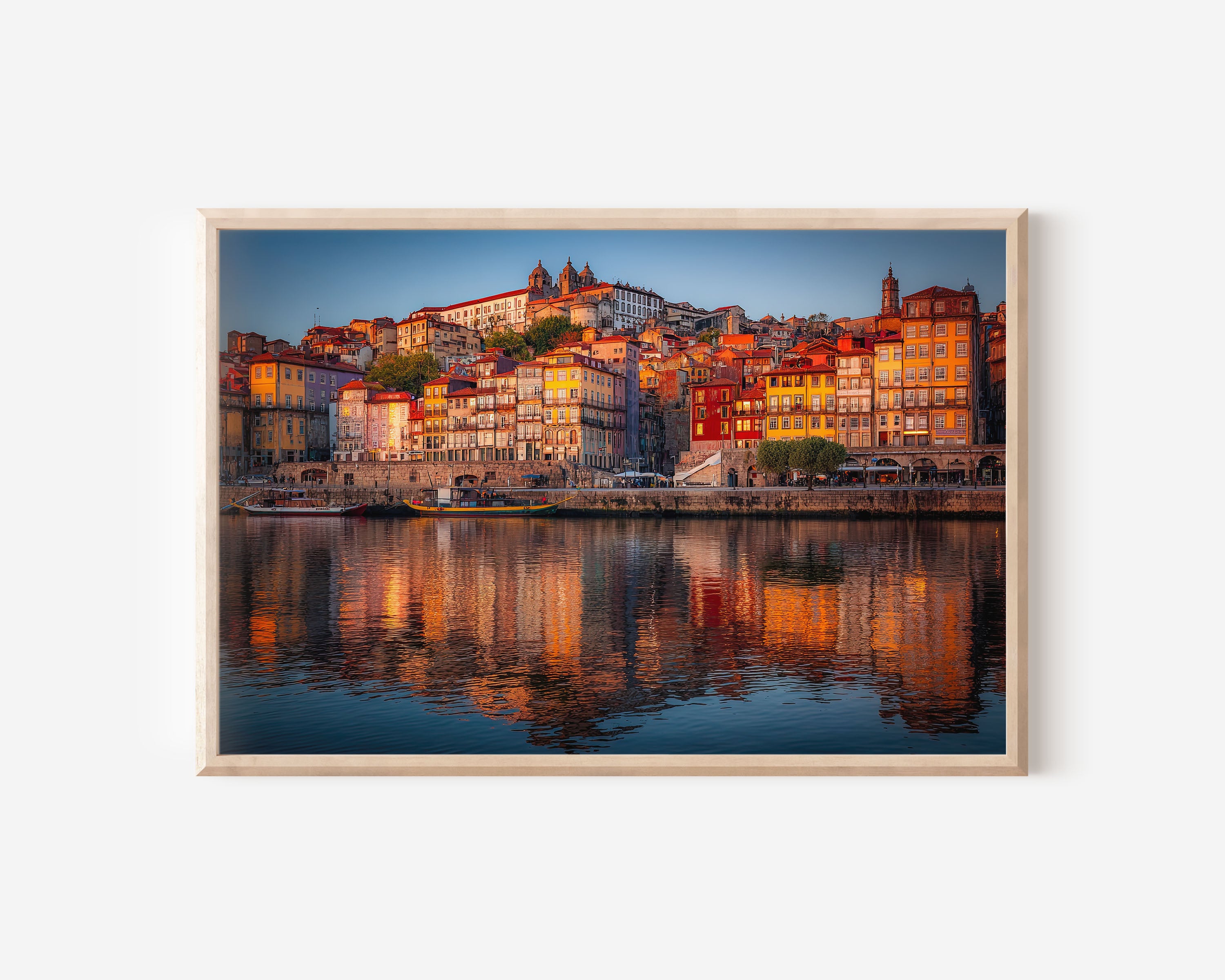 Porto Ribeira Riverfront Print – Portugal Wall Art