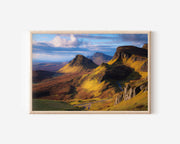 Quiraing Mountain Pass Print – Isle of Skye Scotland Wall Art