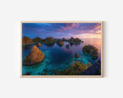 Raja Ampat Islands Print – Indonesia Turquoise Wall Art