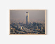 Riyadh Skyline Wall Art Print | Kingdom Centre Tower Saudi Arabia Cityscape Photography
