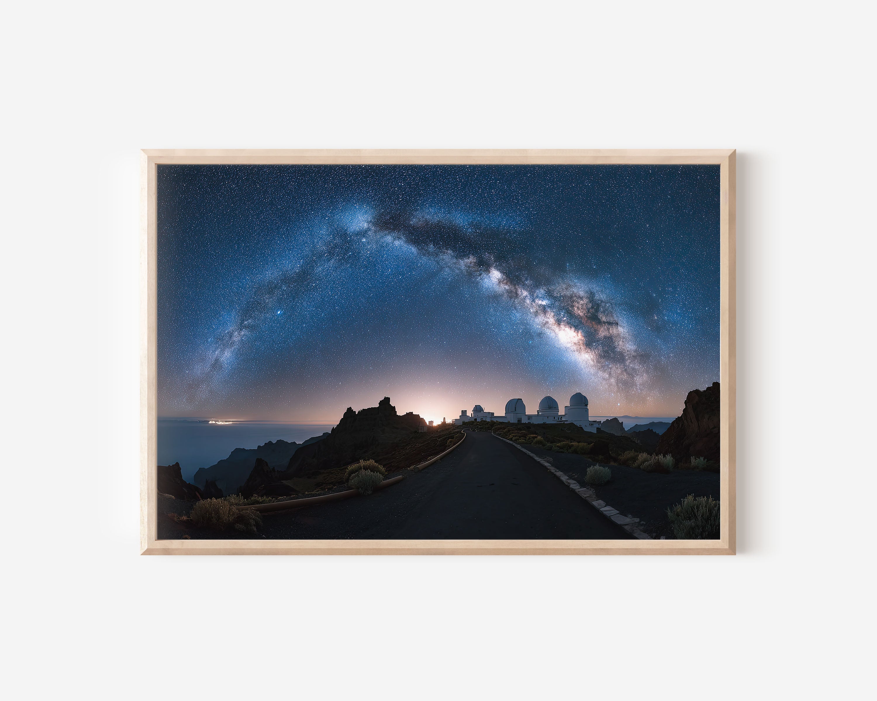 Milky Way Arch Over Mountain Observatory Wall Art – Road to the Stars
