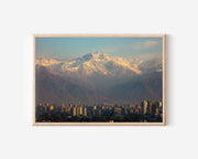 Santiago Chile Skyline Wall Art Print | Andes Mountains Cityscape Landscape Photography