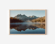 Sawtooth Mountains Sunrise Reflection Wall Art