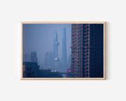 Shanghai Pudong Skyline Wall Art Print | Oriental Pearl Tower Modern China Cityscape Photography