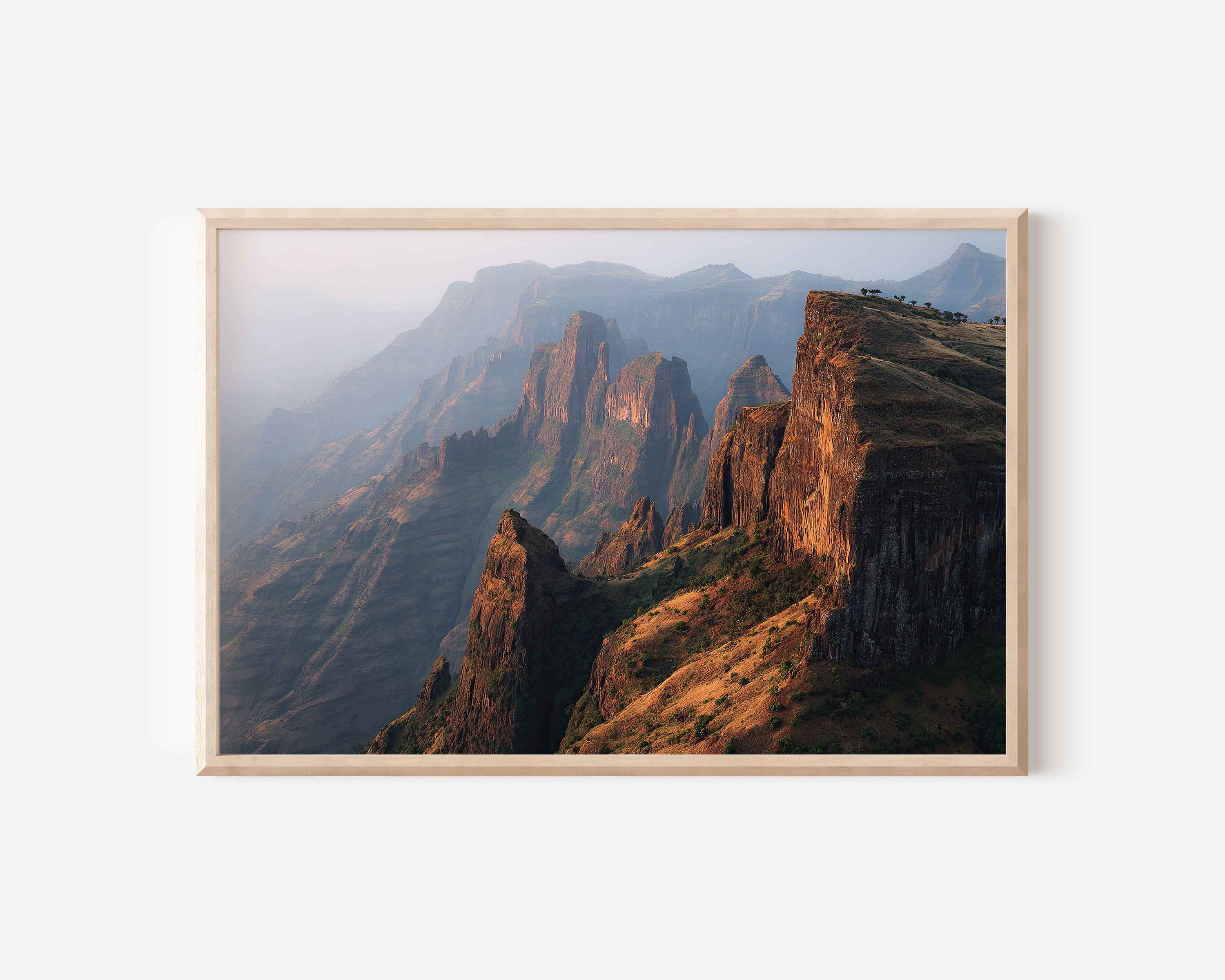 Simien Mountains Ethiopia Wall Art Print | African Mountain Landscape
