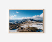 Snowy Mountains Australia Wall Art Print | Alpine Winter Landscape Photography