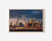 St Louis Gateway Arch Print | Mississippi River Skyline Wall Art
