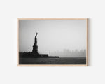 Statue of Liberty Black & White Wall Art