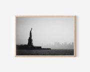 Statue of Liberty Black & White Wall Art