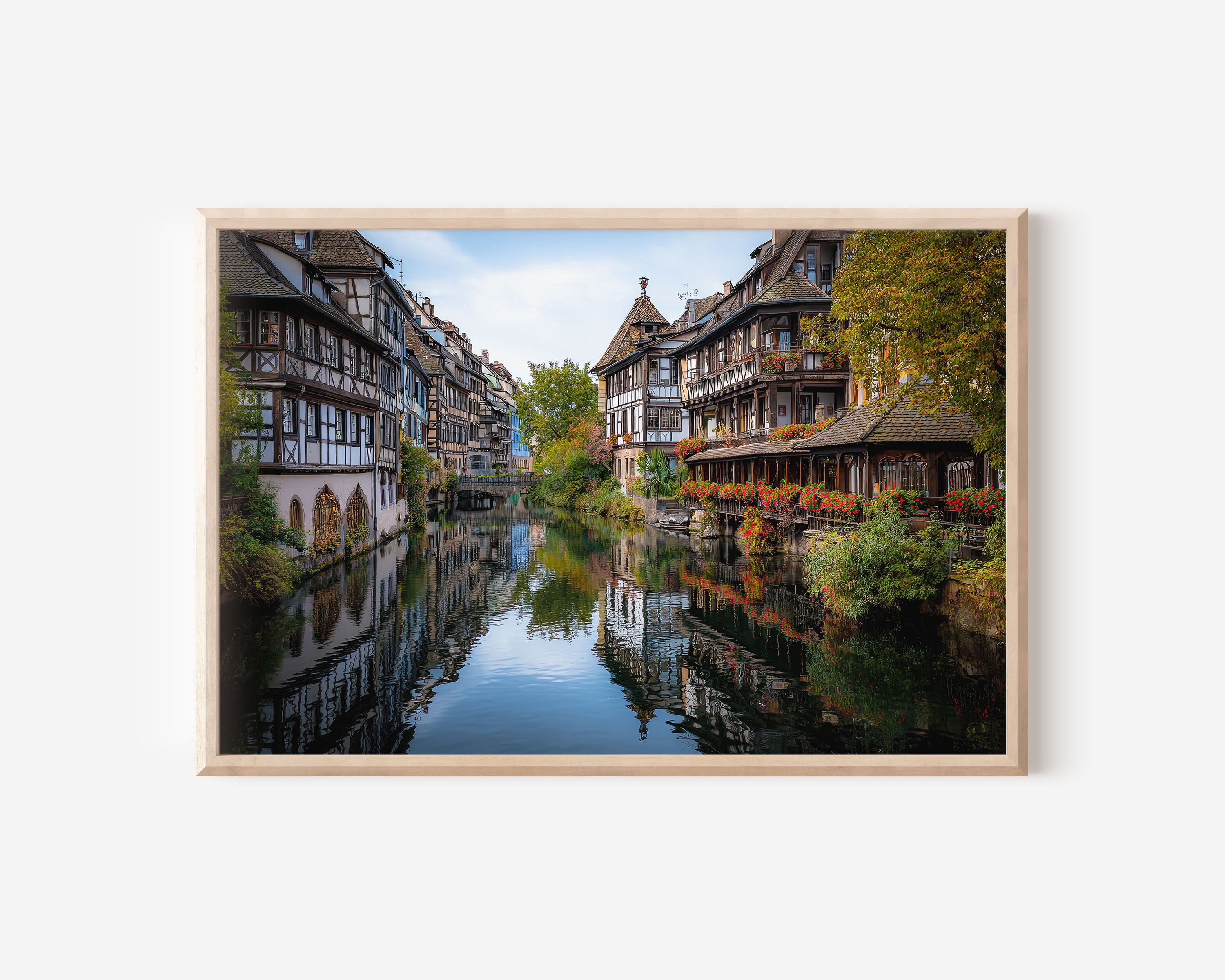 Strasbourg Old Town Canal Print – Alsace Wall Art