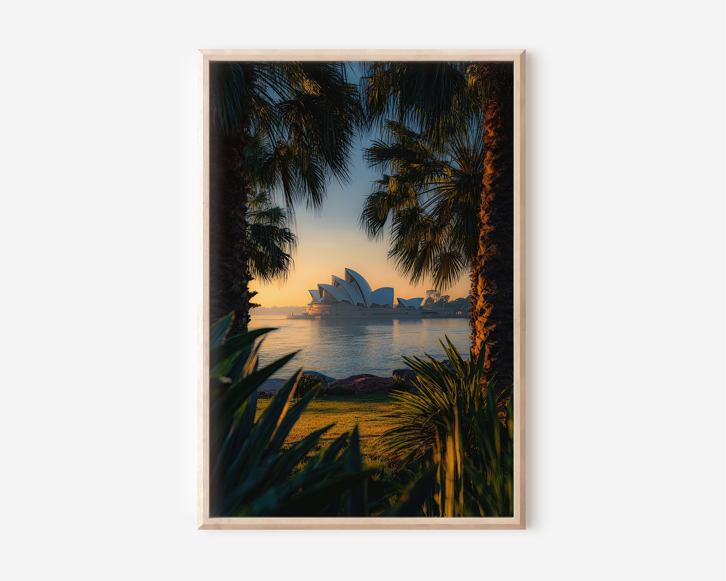 Sydney Opera House Wall Art – Sydney Harbour Sunset Print