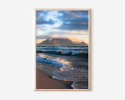 Table Mountain Beach Wall Art Print | Cape Town Coastal Photography