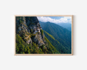 Tiger's Nest Monastery Bhutan Aerial Print