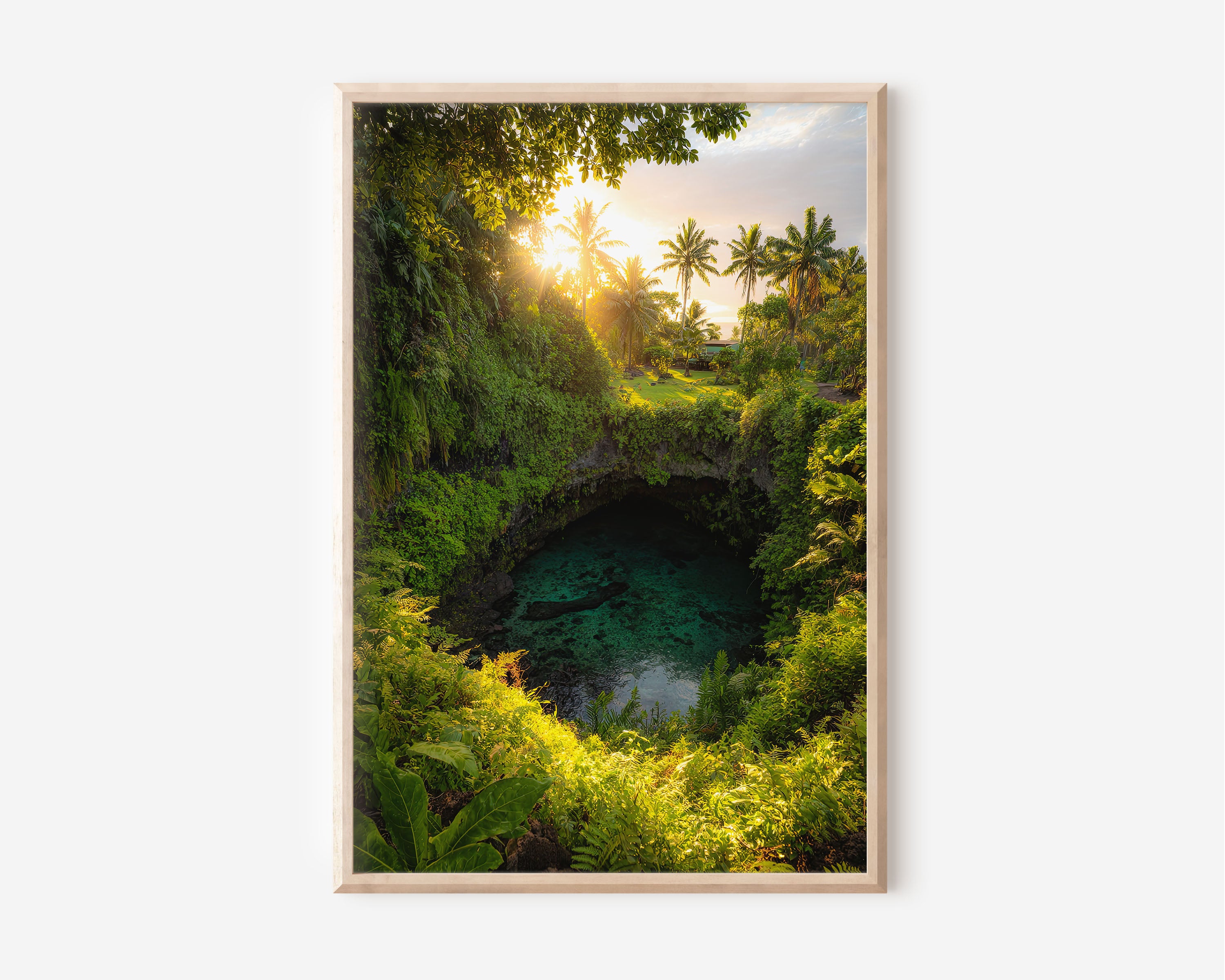 To Sua Ocean Trench Wall Art Print | Tropical Paradise Landscape Photography