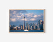 Toronto CN Tower Skyline Print | Lake Ontario Daytime Wall Art